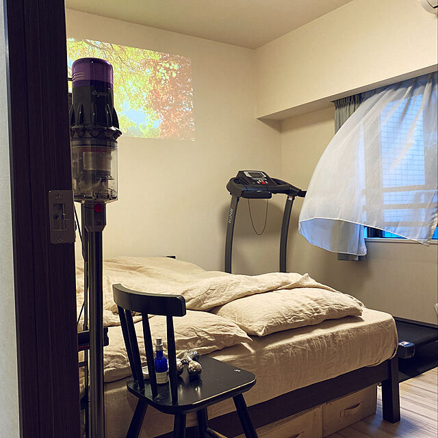 saekoの無印良品-無印良品 ポリエステル綿麻混布貼りベッド下収納ボックス 約幅39×奥行59×高さ18cm 44831441の家具・インテリア写真