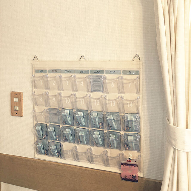 gamiのサキ-カレンダーポケット 帆布 キナリ W-419の家具・インテリア写真