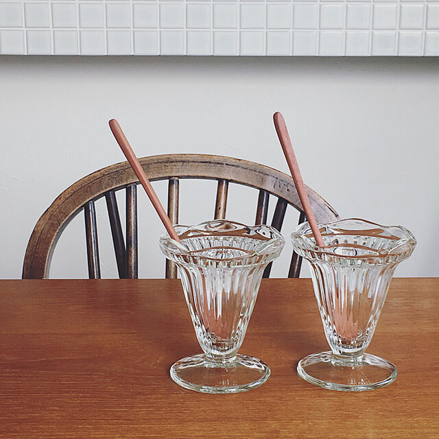 akoehonの-パフェグラス おしゃれ ガラス食器 ラ・ロシェール フランス製 LaRochere 定番 サンデー デザート カフェ風 かわいいの家具・インテリア写真