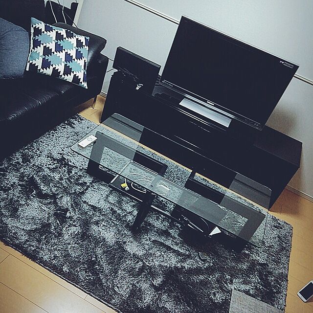 mukkaのニトリ-クッションカバー(ホーム 2 NV) の家具・インテリア写真