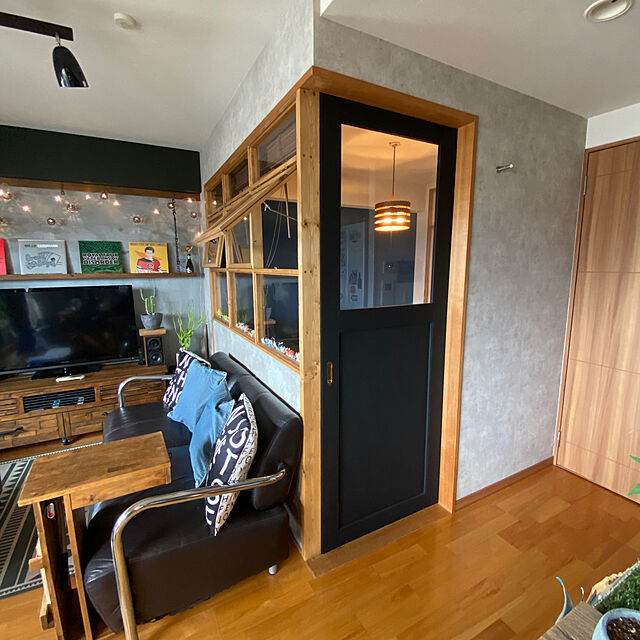 ichiのニトリ-クッションカバー(ミドセンレタード) の家具・インテリア写真