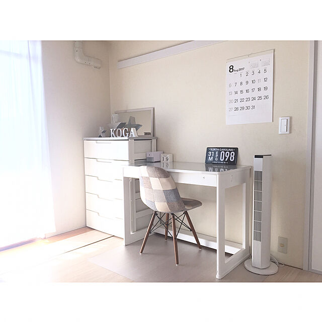 miyu.aizawaの-ナカバヤシ 電動えんぴつ削り 「スリムタイプ」 DPS-211W（ホワイト）[DPS211W]の家具・インテリア写真