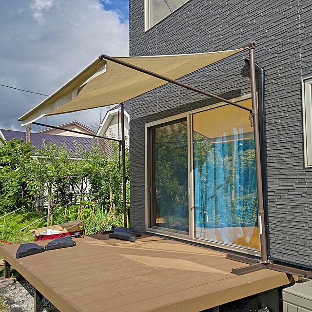 kazuの-樹脂 人工木 リウッドデッキ200 Cタイプ2間8尺（3651×2420mm） 基本セット （YKK AP）の家具・インテリア写真