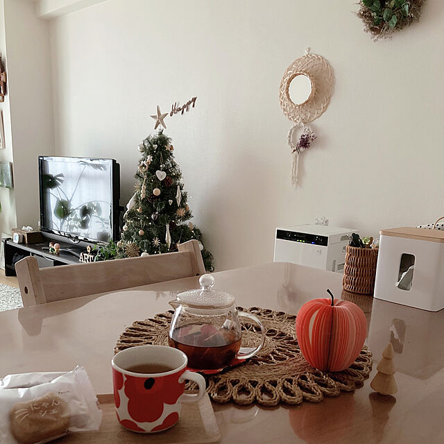 aiaiの-【即納】クリスマスツリー 120cm 卓上 ヌードツリー 北欧 かわいい 簡単 クリスマス christmas Xmas ツリー人気 高品質 おしゃれ 収納箱付きの家具・インテリア写真