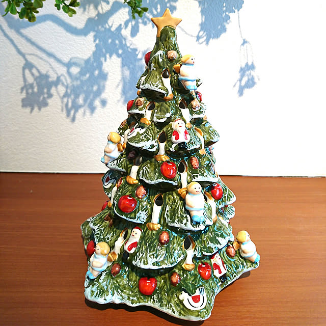 bonobono54の-ヴィレロイボッホnostalgic villageクリスマスツリーvilleroy boch nostalgic village christmas treeの家具・インテリア写真