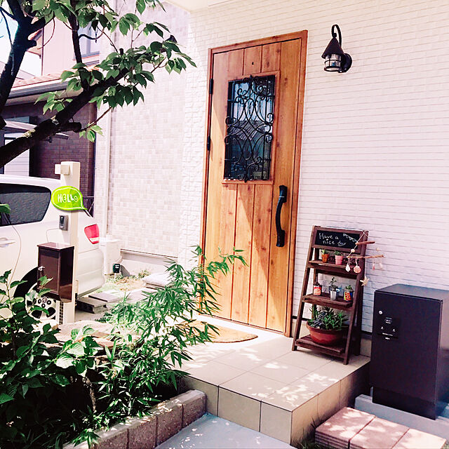 rizumu4649の大橋新治商店-ココヤシ 玄関マット 玄関用 ドアマット 約40×70cm (半円型) ココヤシマット 17-011 バード (Y) 引っ越し 新生活の家具・インテリア写真