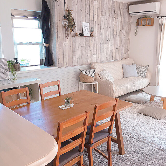 chisaのニトリ-ダイニングテーブル(カーシー LBR) の家具・インテリア写真