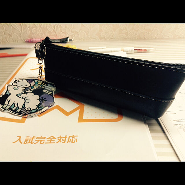 bearの-革小物 ペンケース 筆箱 筆入れ 本革 メタルチャーム オシャレ シンプル かわいい 日本製 Lovehands ラブハンズ LH7253の家具・インテリア写真