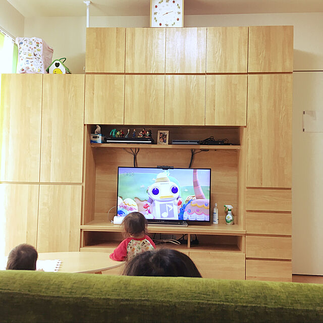 inarockのニトリ-キャビネット(ポルテ 80DD LBR) の家具・インテリア写真