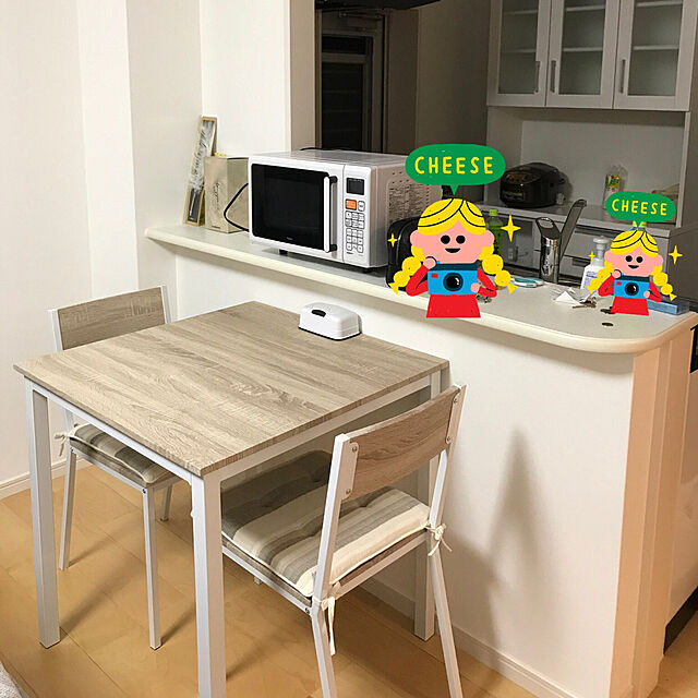 HACHIのニトリ-キッチンボード(ダリア 100KB WH) の家具・インテリア写真