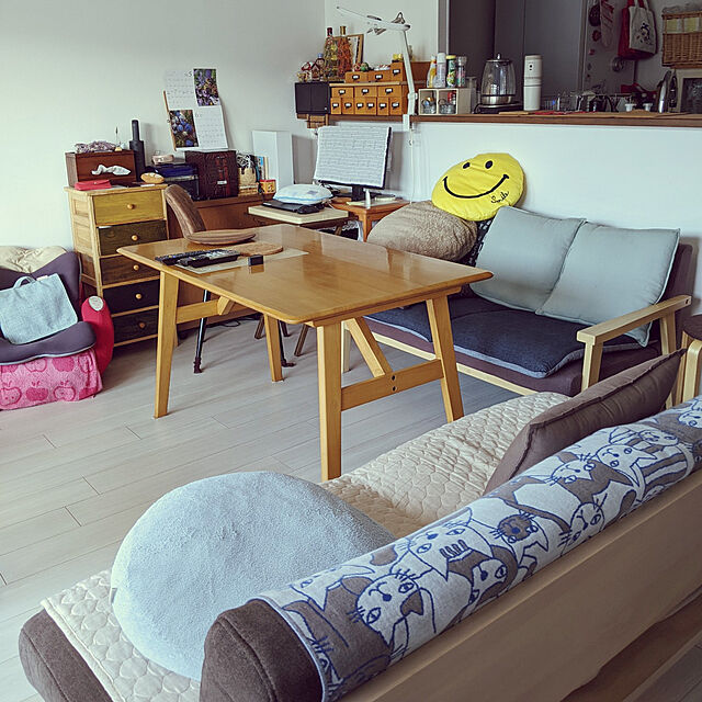 mi-saのミキモク-ミキモク ダイニングテーブル パフューム ナチュラル 120x75cm WT-120731 ALDの家具・インテリア写真