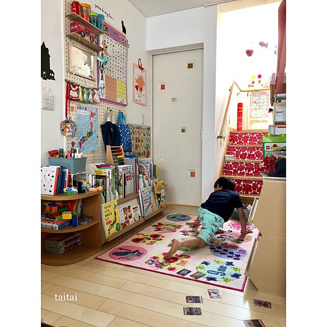 taitaiの-ブロック おもちゃ アーテックブロック バケツ220 [ビビッド] 基本色 アーテック 基本セット 日本製 レゴ・レゴブロックのように遊べます 室内の家具・インテリア写真