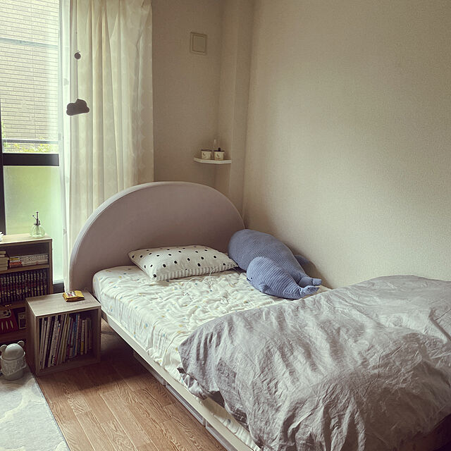 humの-フランフラン Francfranc ミニュイ ベッド セミダブル （ピンク）の家具・インテリア写真