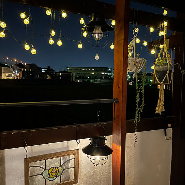 ytaka17の-ガーデンライト アンティーク ランタン ソーラーライト LED 電球色 吊り下げ 屋外用 防水 ハンギング ランプ 照明 ソーラー充電式 おしゃれ かわいい レトロ 庭 ガーデニング キャンプの家具・インテリア写真
