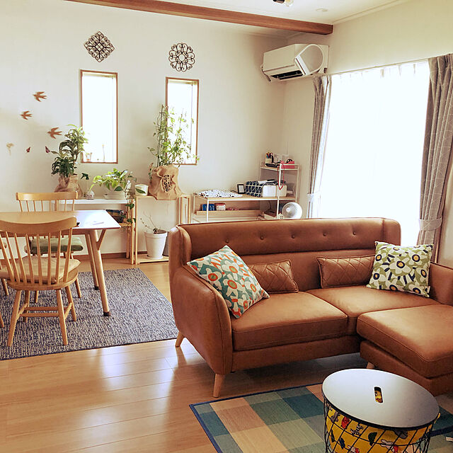 mamizuのニトリ-ダイニングチェア(トーンW LBR) の家具・インテリア写真