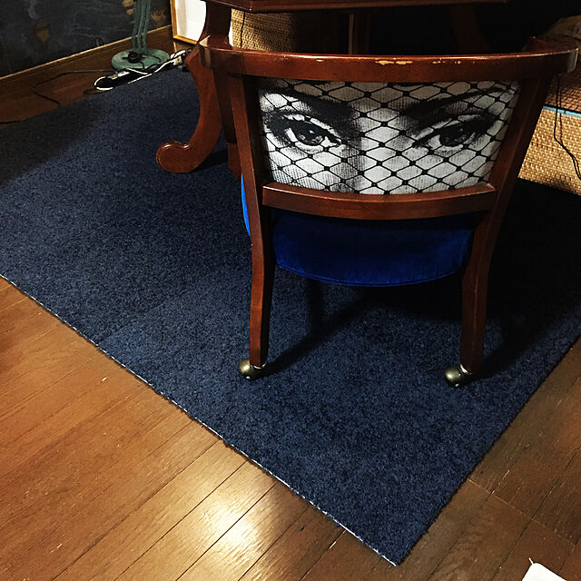okyame-chanの-タイルカーペット 吸着 洗える 消臭 住宅用 防音 遮音 カーペット 東リファブリックフロア スクエア2100 10枚以上1枚単位で販売(1枚)の家具・インテリア写真