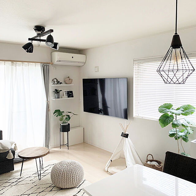 mimiのニトリ-遮光2級・防炎・50サイズカーテン(パレット3 グレー 150X190X2) の家具・インテリア写真