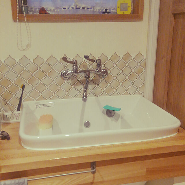 yujiroの-蛇口 レバー メタルレバー ハンドル おしゃれ キッチン 台所 洗面所 壁付混合水栓 選べるスパウト7種の家具・インテリア写真