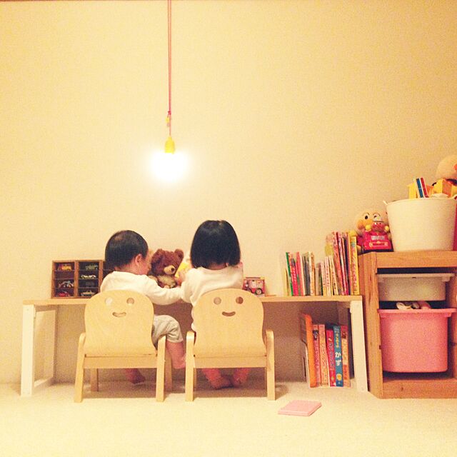 ChiemiのLifeit-スマイル LEDランプ レッドの家具・インテリア写真