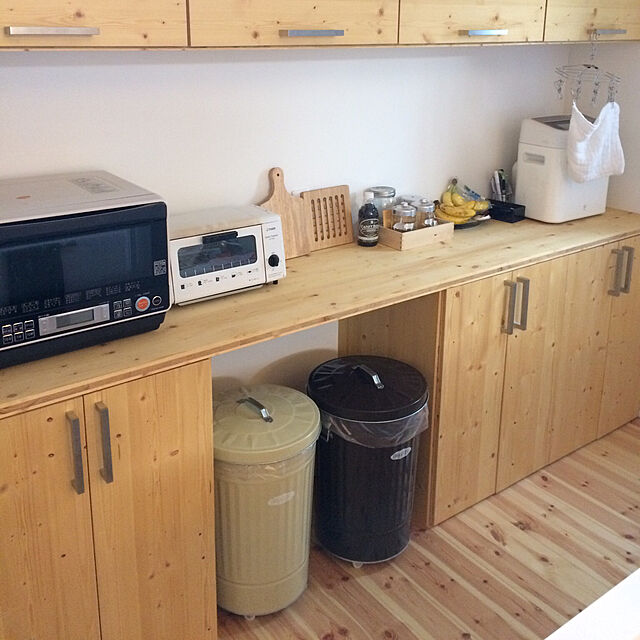 machiの渡辺金属工業-【日本製】OBAKETSU（オバケツ） ゴミ箱 M35（33L・ふた付き・屋外可）『送料無料（一部地域除く）』の家具・インテリア写真