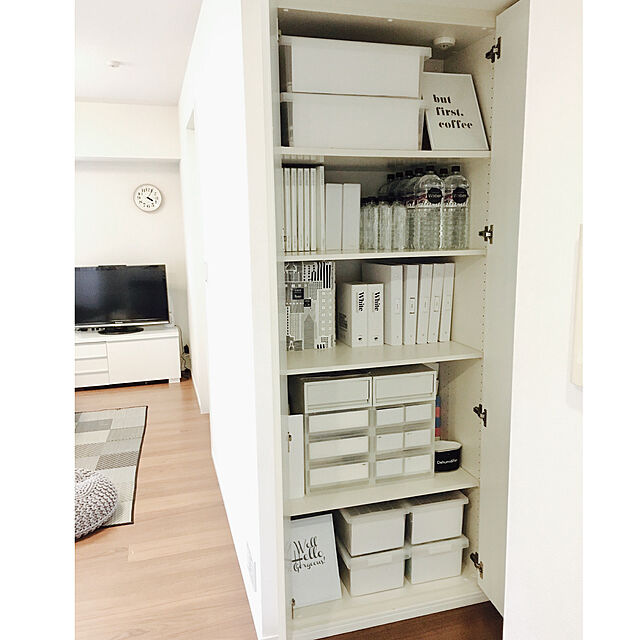 mujitanの無印良品-ポリプロピレンキャリーボックス・ロック付・小の家具・インテリア写真