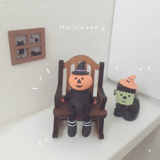 yukinyanの-デコレ　コンコンブル　ハローハロウィン　まったりマスコット　哀愁フランケン【DECOLE concombre HELLO,HALLOWEEN　デコレ コンコンブル ハロウィン 置物 オブジェ 飾り インテリア雑貨 動物】の家具・インテリア写真