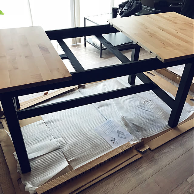 jh  【廃盤/美品】IKEA NORDEN 伸長式 ダイニングテーブル ○終売品 IKEA NORDEN 伸長式テーブル