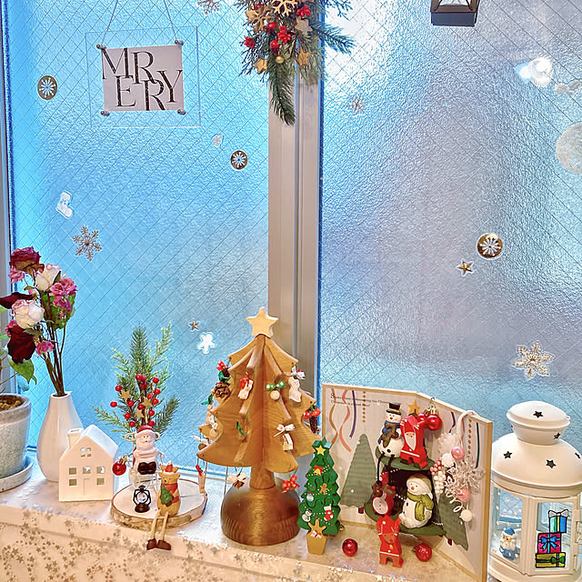 yukki111の-オルゴールツリー　プチ（グリーン） ｜ クリスマス ツリー 小型 卓上 おしゃれ 木製 ツリー かわいい コンパクト ミニツリー　約 30cm インテリア プレゼント ギフト クリスマス Xmasの家具・インテリア写真