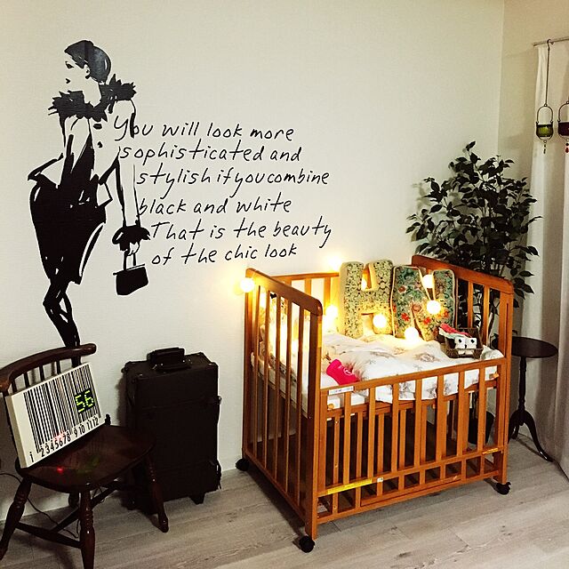 kanakanの-ヤトミ ミニベビーベッド ミミ 棚板付き ベビーベッド ベビーベット ミニベッド　赤ちゃん　ねんね　小さいサイズの家具・インテリア写真