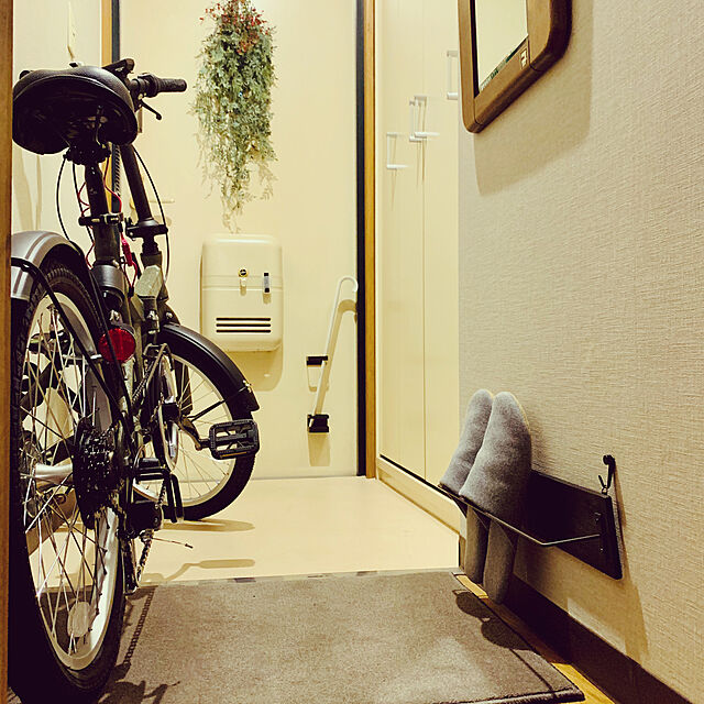 yasuyo66の無印良品-綿天竺ソフトスリッパ・Ｍ／ネイビー グレーの家具・インテリア写真