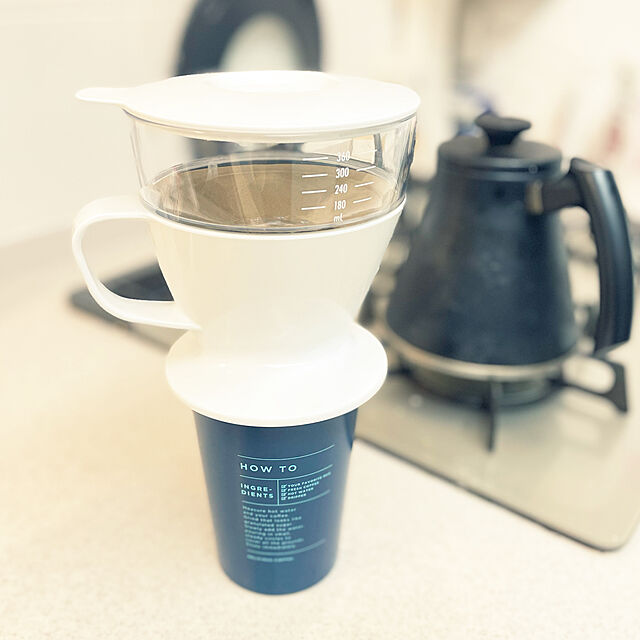 funiの-OXO オクソー オートドリップコーヒーメーカー カフェ道具 コーヒーサーバー 時短 白 ホワイト ドリッパーセットの家具・インテリア写真