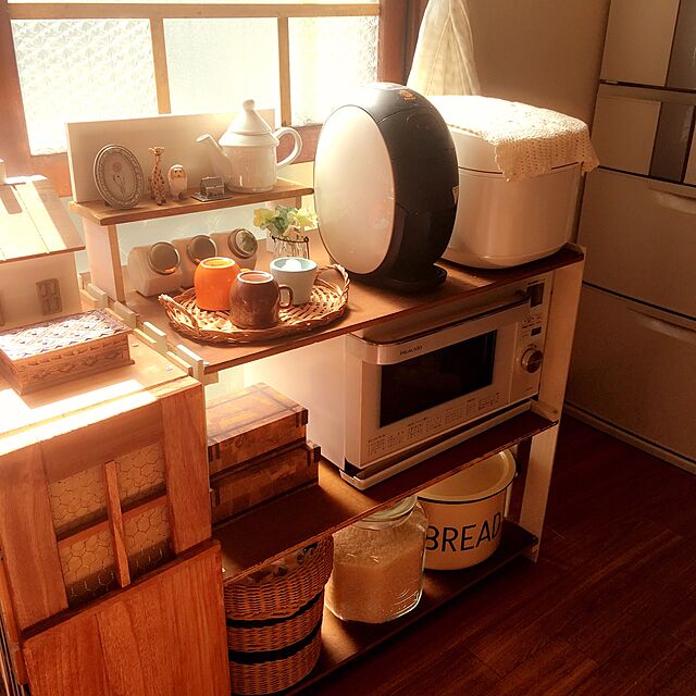 mizutamaの-AX-CA200-W スチームオーブンレンジ SHARP シャープ ウォーターオーブン　ヘルシオ 18L AXCA200W ホワイト系の家具・インテリア写真