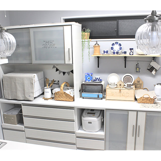 sari-rinのニトリ-キッチンボード(ポスティア 120KB WH) の家具・インテリア写真