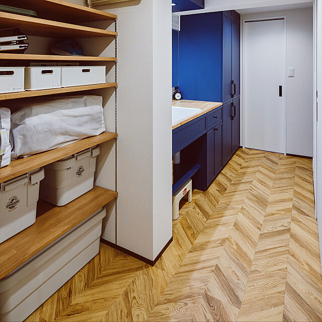 usameguの無印良品-無印良品 ポリプロピレン頑丈収納ボックス 奥行39×高さ37ｃｍ (特大)の家具・インテリア写真