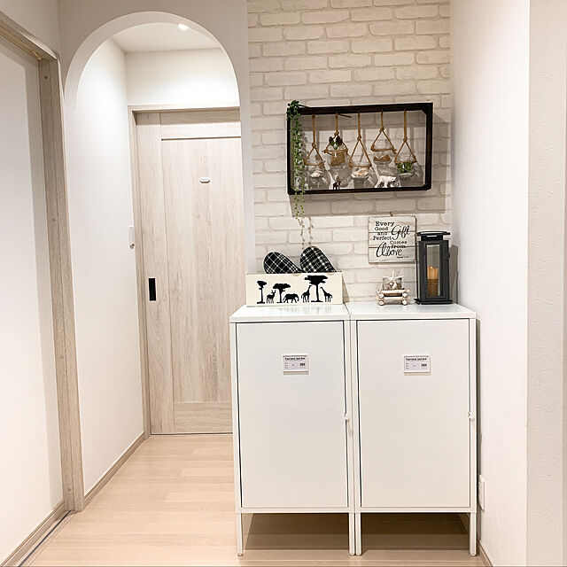 bon1116のイケア-【IKEA -イケア-】HALLAN -ヘッラン- キャビネット ロッカー ホワイト 45x75 cm (003.636.23)の家具・インテリア写真