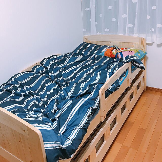 Maiのニトリ-ベッド用寝具6点セット シングル(NV/ST S) の家具・インテリア写真