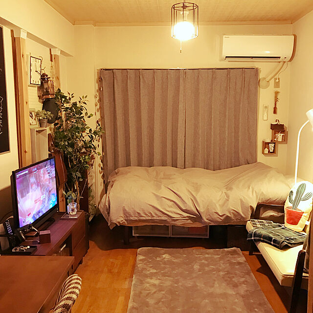chikoのニトリ-フロアランプ(スプラウト10192C-WH) の家具・インテリア写真