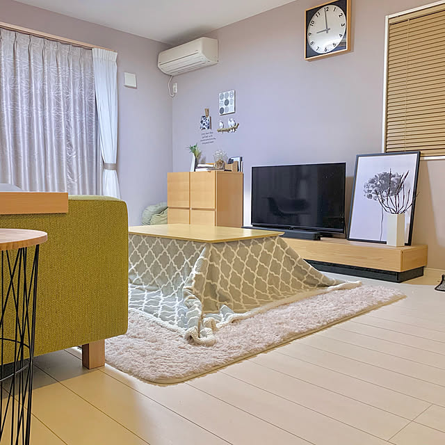 onsen-_-tamagoのニトリ-リビングこたつ(アーチC 110 LBR) の家具・インテリア写真