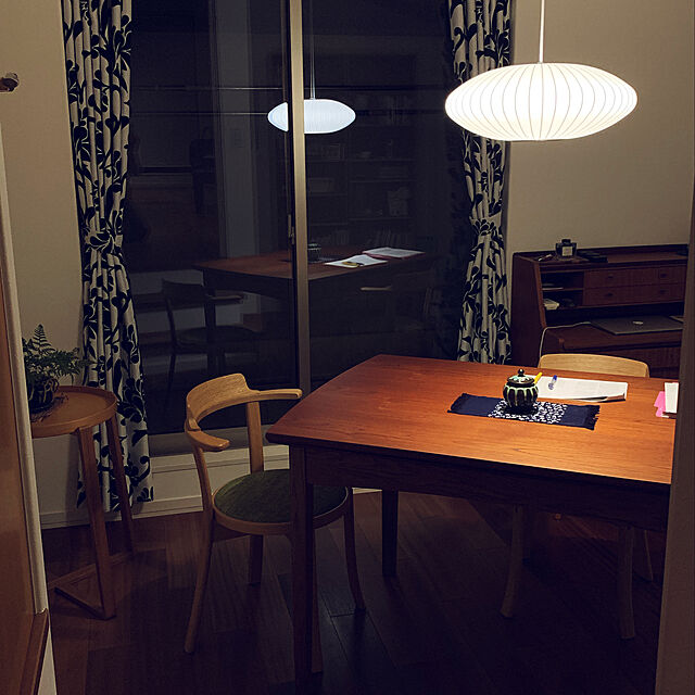 Chikaの-Herman Miller（ハーマンミラー）NELSON BUBBLE LAMP（ネルソン バブルランプ）Saucer Lamp（ソーサーランプ）S（ランプ別売）の家具・インテリア写真