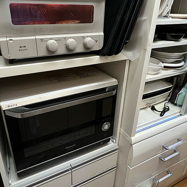 chi_gogaの-BRUNO crassy+ ブルーノ オーブントースター 4枚焼き ベイク スチームトースター ノンフライ コンベクション BOE067の家具・インテリア写真