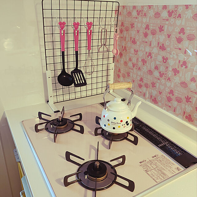 NYAPPYの-ホーロー ティーケトル<0.9L> 直火対応「ミッキーマウス」の家具・インテリア写真