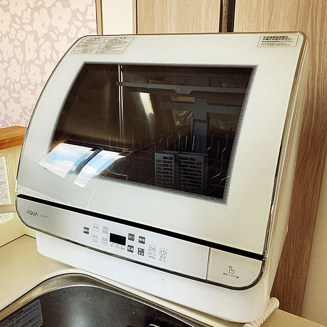 junのアクア-アクア ADW-GM2(W) 食器洗い機 ホワイト 食洗機の家具・インテリア写真