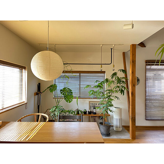 shirokumaの-45A IsamuNoguchi イサムノグチ AKARI あかり 交換用シェード 和紙 71306 3年保証の家具・インテリア写真