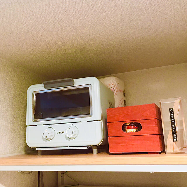 bonvoyageの-アウトレット　生産終了品につき在庫限り　タイガー オーブントースター 「やきたて」 ぷちはこ KAO-A850 コンパクト 1人暮らしの家具・インテリア写真