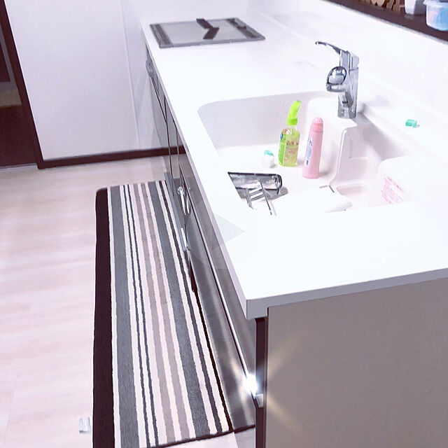ayu.home324のニトリ-キッチン用フロアマット(N イアン14 GY 45x180) の家具・インテリア写真