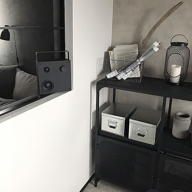 miyuaのイケア-IKEA イケア Bluetoothスピーカー ブラック 黒 20x20cm n50357634 ENEBYの家具・インテリア写真