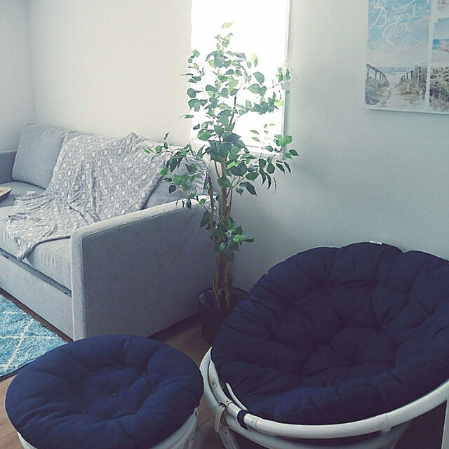 soramameのニトリ-リラックスチェア(パパサンチェアN WW) の家具・インテリア写真