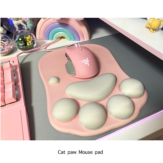 HONOKAのRazer Inc.-Razer Basilisk Gaming Mouse: 16,000 DPI Optical Sensor - Chroma RGB Lighting - 8 Programmable Buttons - Mechanical Switches - Customizable Scroll Resistance - Quartz Pinkの家具・インテリア写真