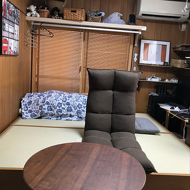 masakoの-こうひん 大容量収納付きヘッドレス畳ベッド　スパシオ　中国産い草畳表/縁付き畳　シングルサイズ ライトブラウン spazio-lb-igusa-sの家具・インテリア写真
