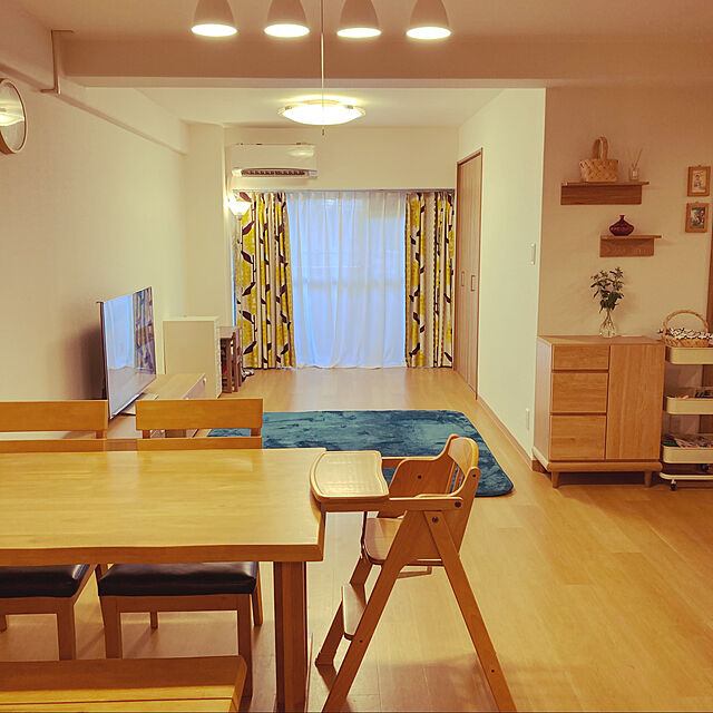 eitanのアイリスオーヤマ-木製天板付きキッチンワゴン T-KW-L002【プラザセレクト】 の家具・インテリア写真